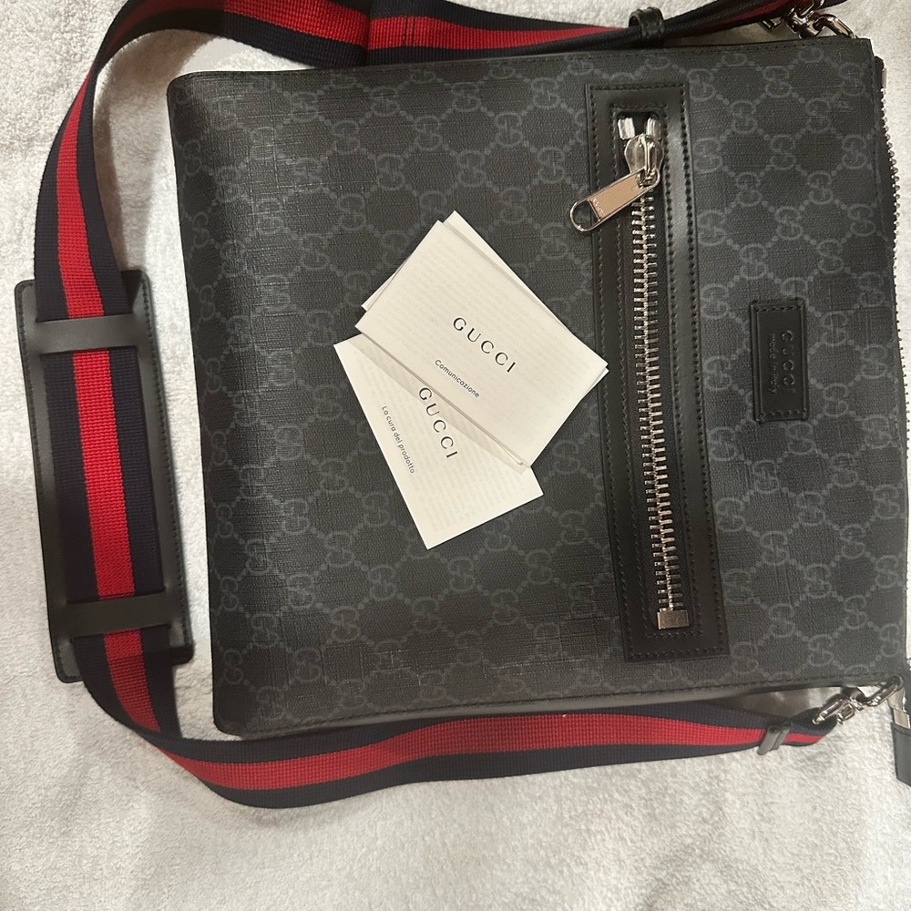 Gucci men messenger crossbody bag